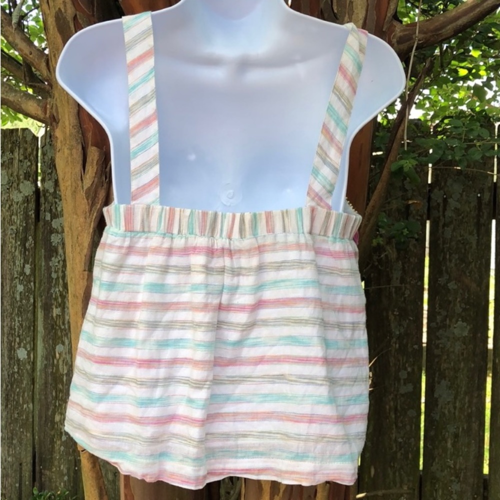 Honey Punch Striped Beaded Tassel Lined Tank - Picture 4 of 11